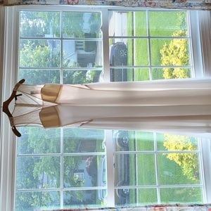 BCBG white lace dress